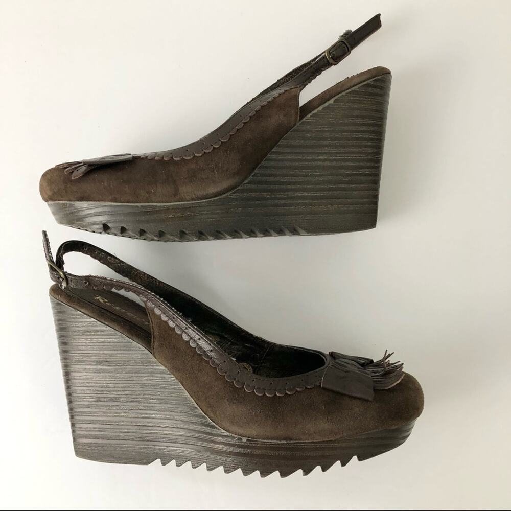 Y2K Restricted Chunky Wedge Sandals